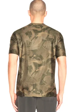 Maglietta militare a girocollo SKECHERS GO DRI All Day Camo