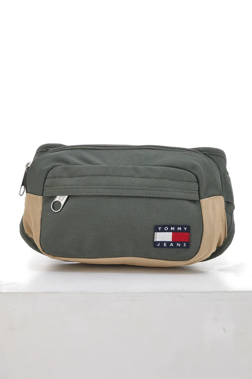 Marsupio con Doppia Cerniera TOMMY DAILY BUMBAG Verde