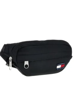 Marsupio nero con logo Tommy jeans 14280