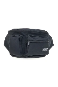 Marsupio nero con tasche zip Indigeno metropolitano IM-21050-A