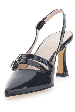 Mary Jane Dekolleté in schwarzer Farbe Pittarello Glam 3591
