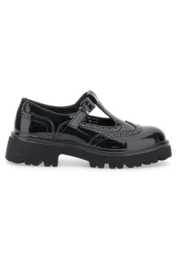 Mary Jane nere in vernice con fondo carrarmato Pittarello Capsule BT251123006
