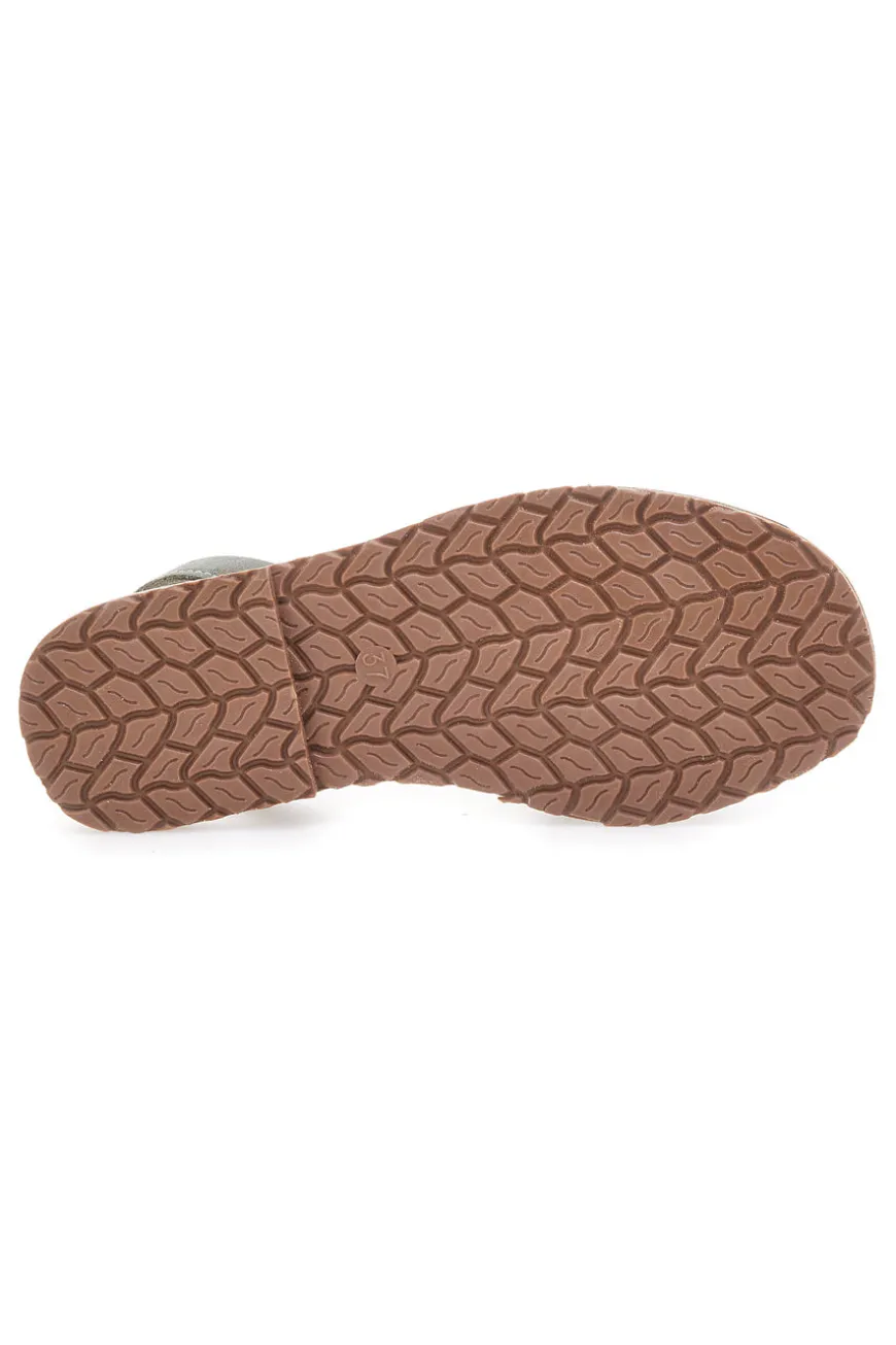 Minorchine verdi in pelle con fascia chiusa MIO TEMPO 35