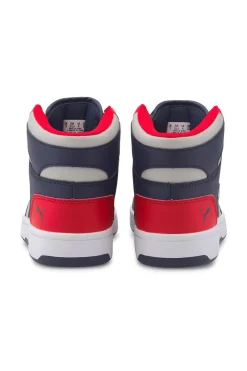Mittelhohe Puma Rebound Layup Sl Jr blaue Turnschuhe