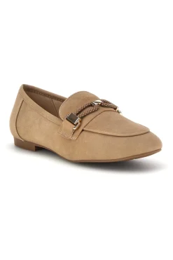 Mocassini beige con morsetto Le havre paris TW26S2300812