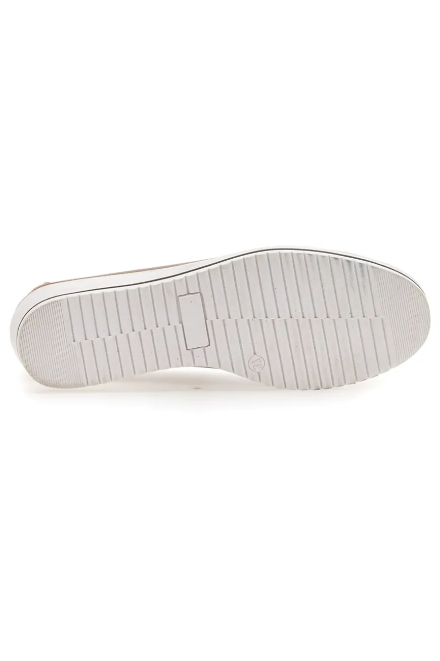 Mocassini Beige Mio Tempo 12862