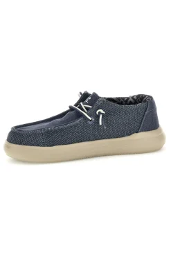 Mocassini blu con lacci U.s. golf club S2694US4636