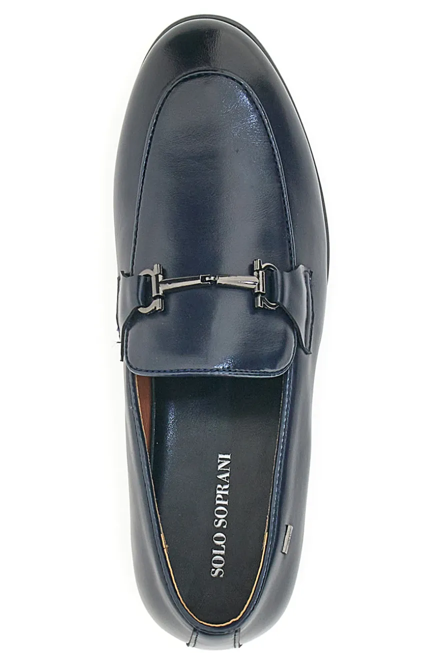 Mocassini Blu Lucidi Solo Soprani 41819