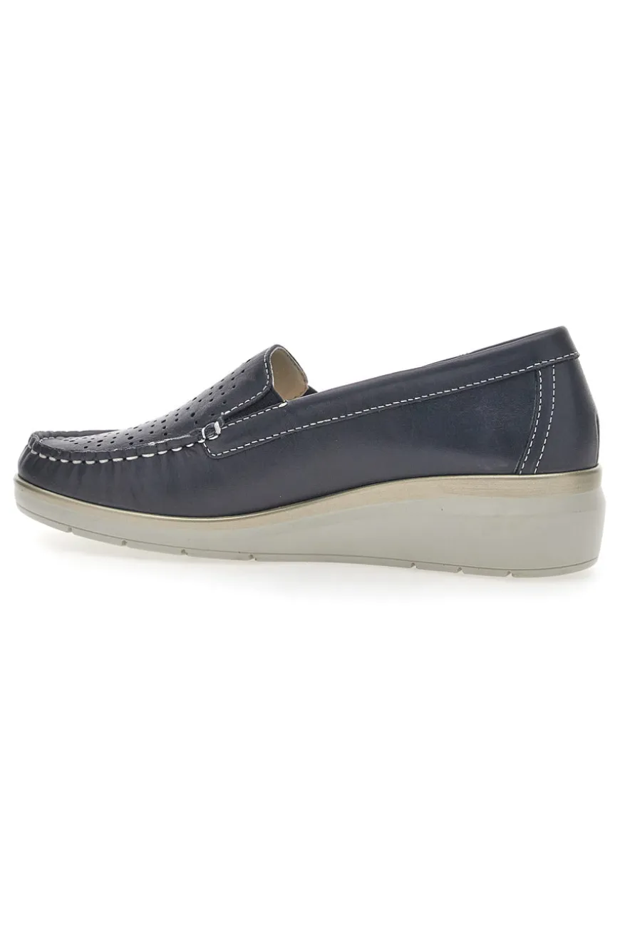 Mocassini Blu Mio Tempo 21178