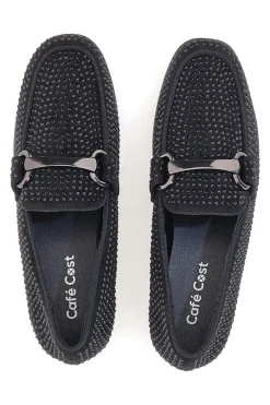 Mocassini Cafè Cost 262507 Nero Strass
