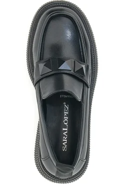 Mocassini Con Platform Sara Lopez 32203 Neri