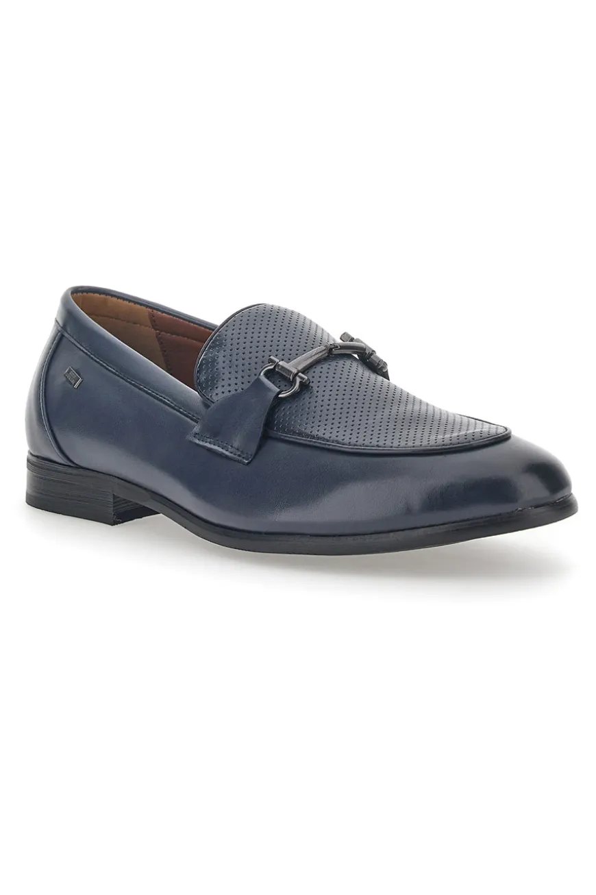 Mocassini Eleganti da Uomo Blu Solo Soprani 41818