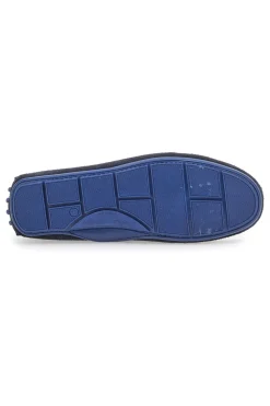 Mocassini in Vera Pelle Longford 205 Blu