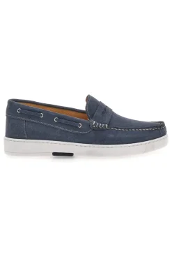 Mocassini Jeans in Pelle Scamosciata Made in Italy CLAREMORRIS 2010