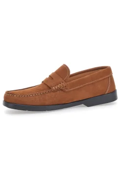 Mocassini Marroni In Vera Pelle Made In Italy Jerpoint 102