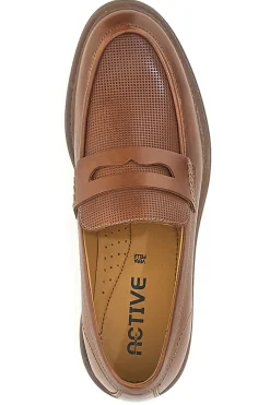 Mocassini Marroni In Vera Pelle Pittarello Active 2406
