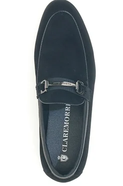 Mocassini neri con morsetto Claremorris 218014A