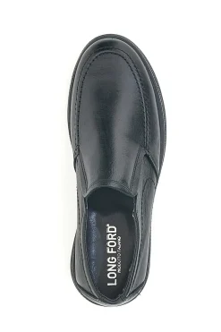 Mocassini Neri In Vera Pelle Made In Italy Longford 3