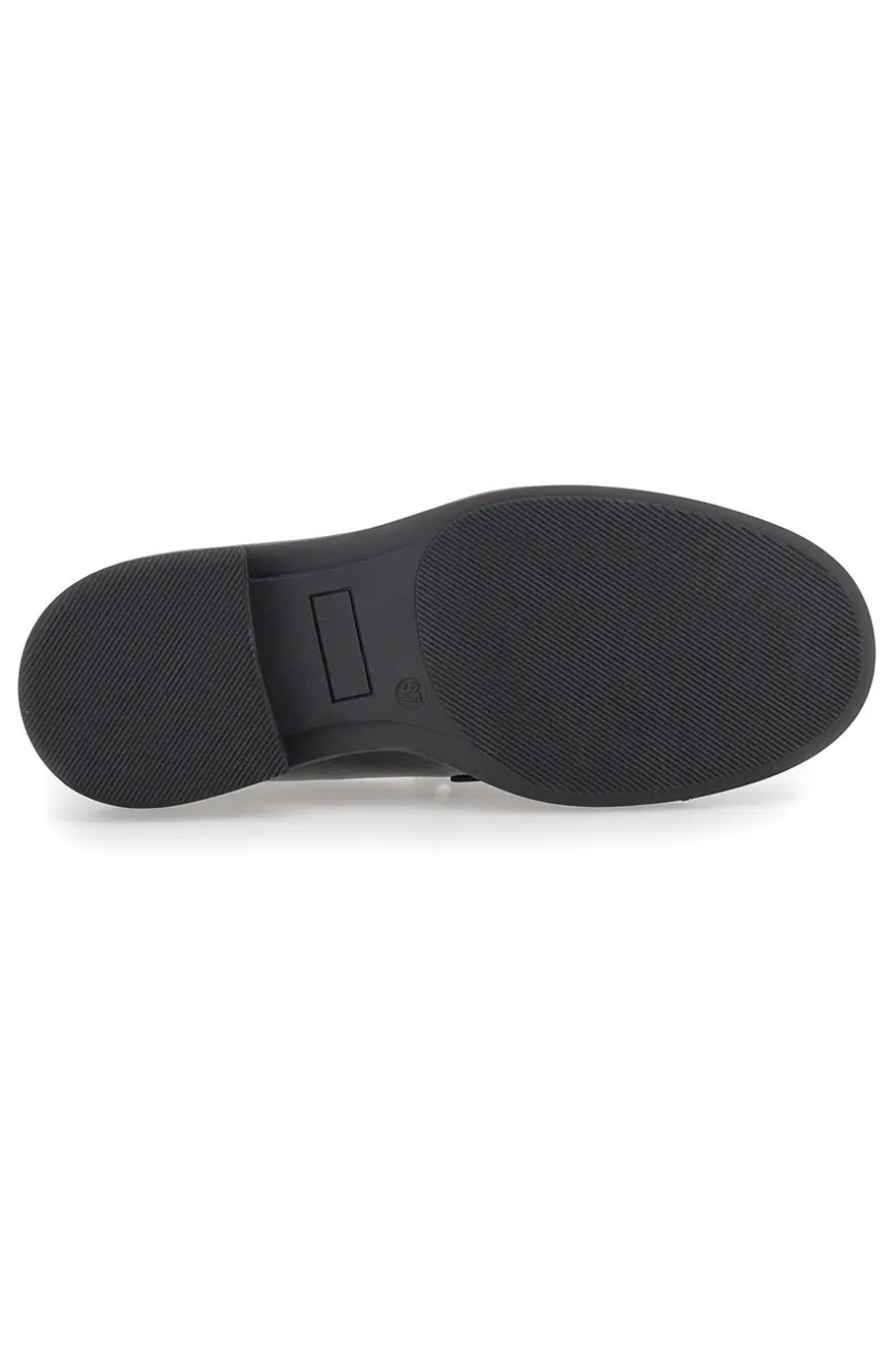Mocassini neri in vernice PITTARELLO CAPSULE 24175001