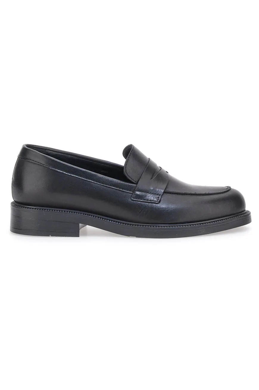 Mocassini Neri Prima Riga 823060