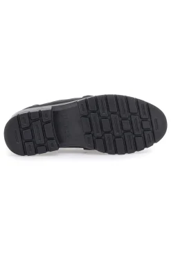 Mocassini neri Vegan effetto velluto ECO BIO J528706