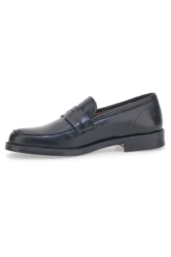 Mocassini Neri Vera Pelle Longford 711