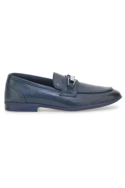 Mocassini Pittarello Plus 602502 Blu Vera Pelle