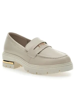 Mocassino Beige e Dettagli Oro Energy 1303