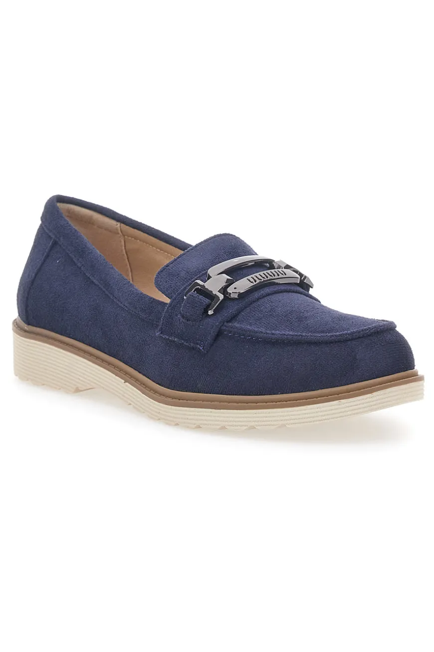 Mocassino Blu con Morsetto Le Havre Paris 526822