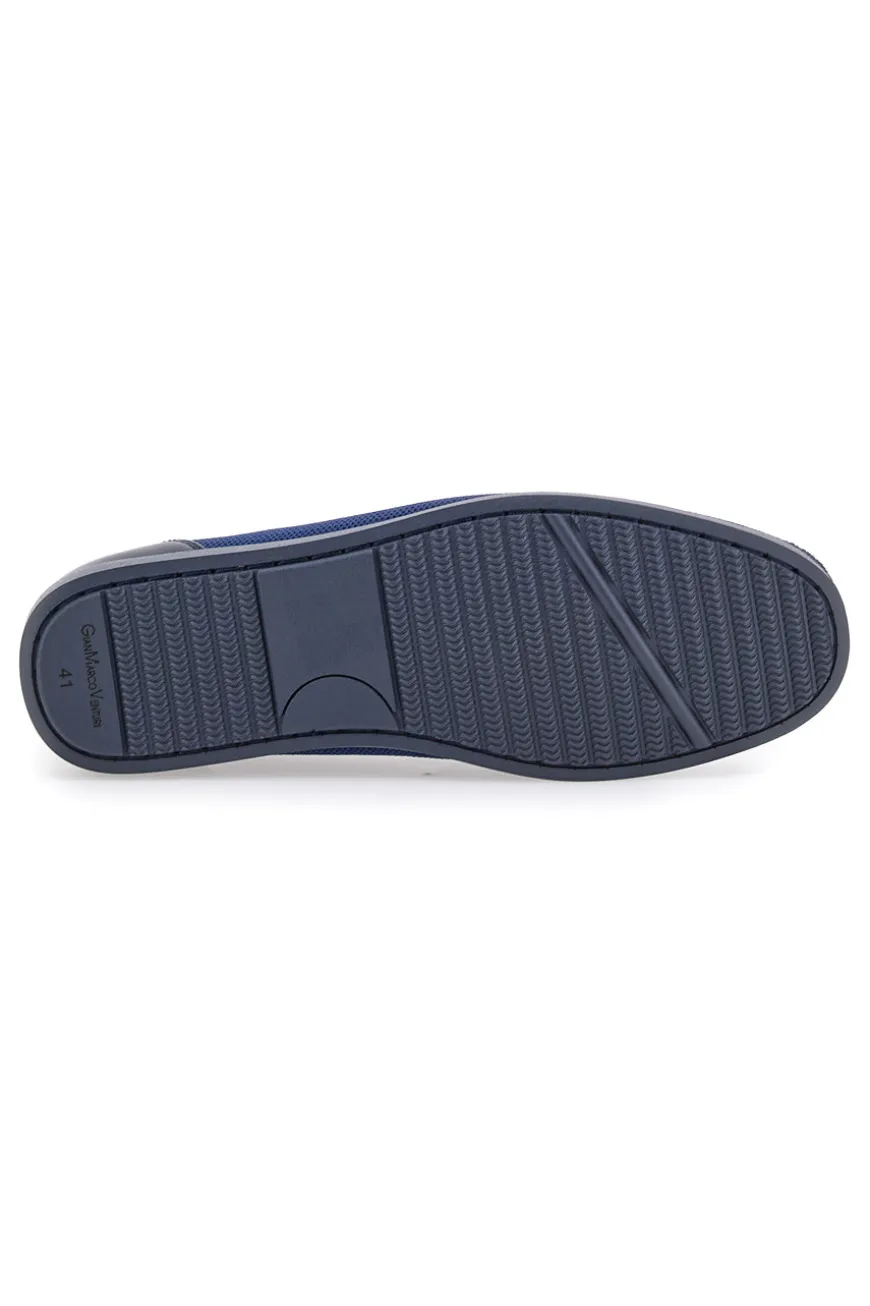 Mocassino Blu Royal con Morsetto GMV 155