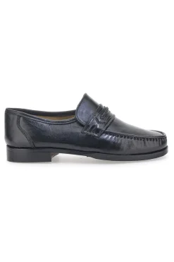 Mocassino Boardman 703 Nero Vera Pelle