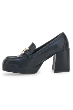 Mocassino con Tacco Laura Biagiotti 8227 Nero