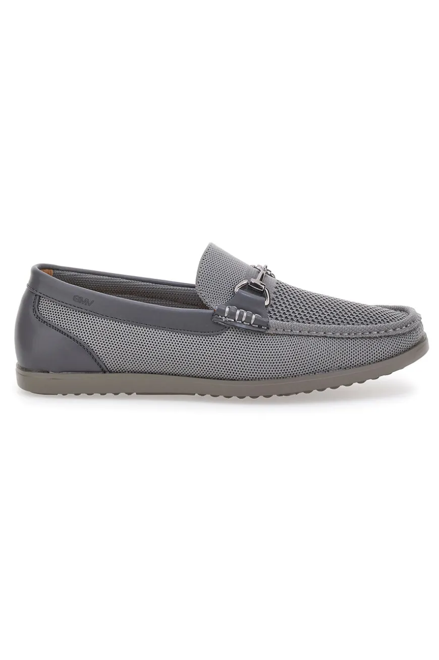 Mocassino Grigio con Morsetto GMV 155