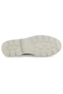 Mocassino Nero con Catenella e Suola Carrarmato Le Havre Paris 602915