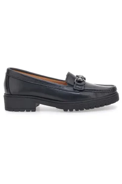 Mocassino nero in vera pelle PITTARELLO FOCUS 8300
