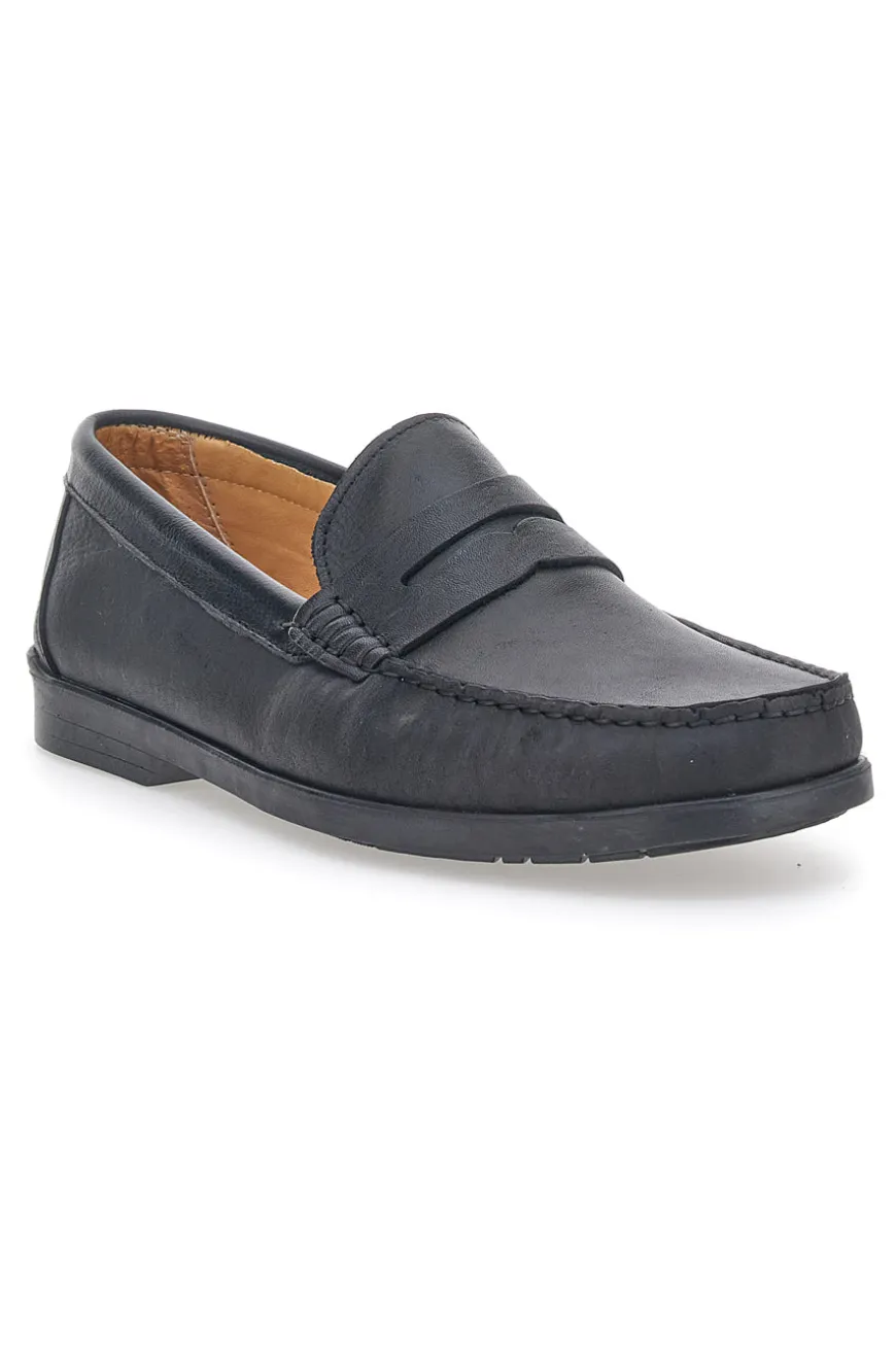 Mocassino Nero Made In Italy da Uomo Sevenoaks 195