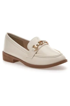 Mocassino Panna con Morsetto First Lady 417
