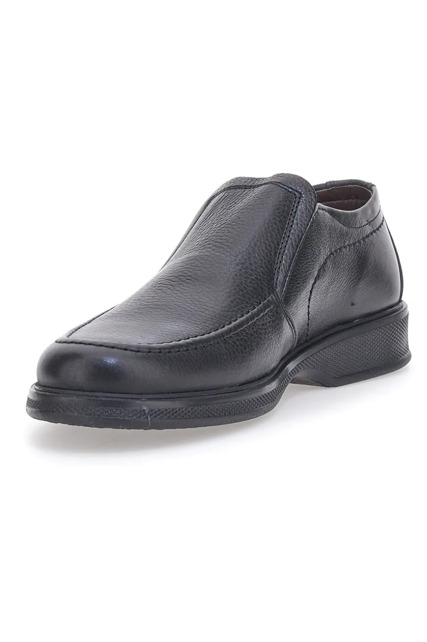 Mocassino Vera Pelle Nero Caio Veneno 21300