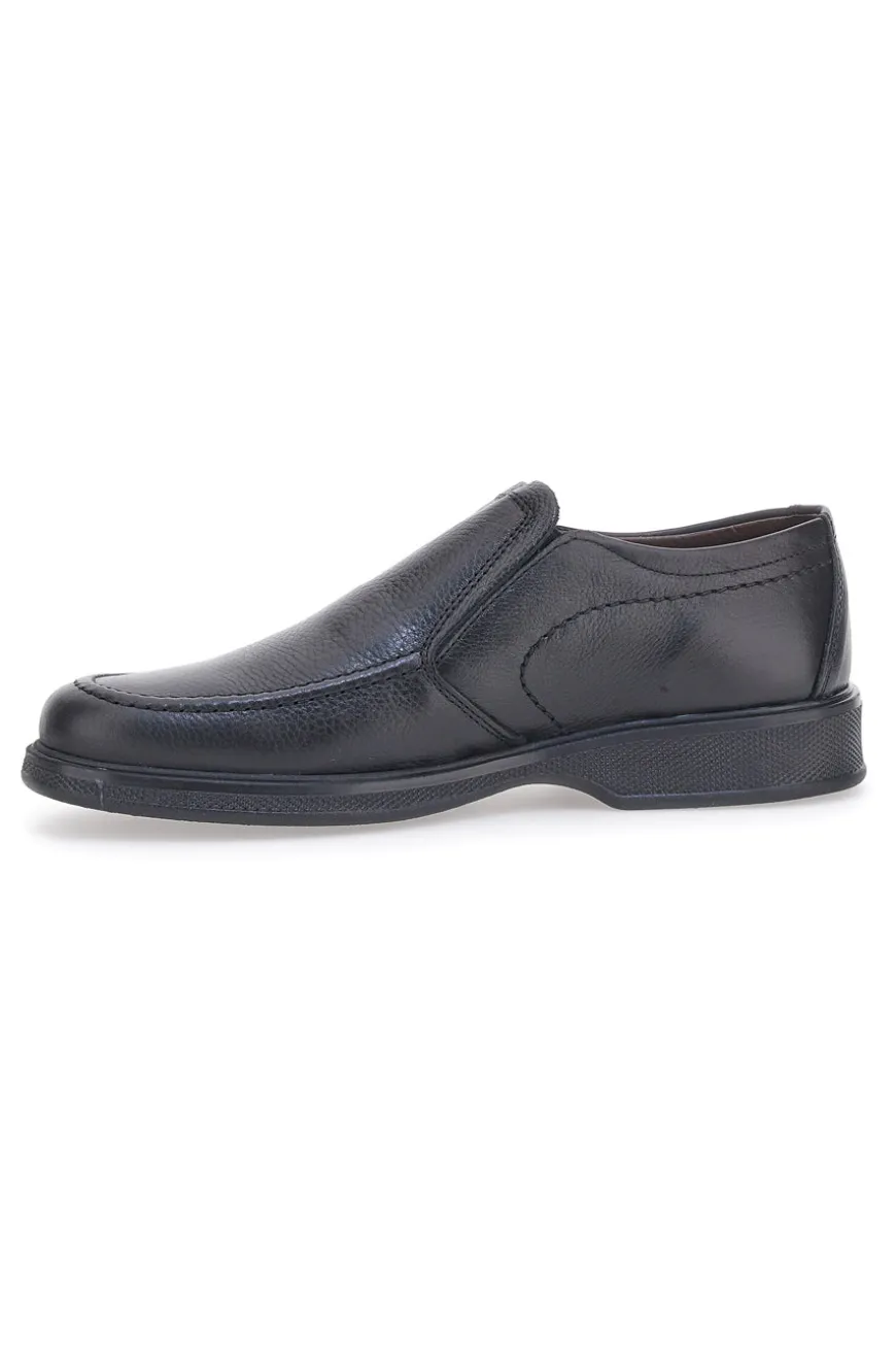 Mocassino Vera Pelle Nero Caio Veneno 21300