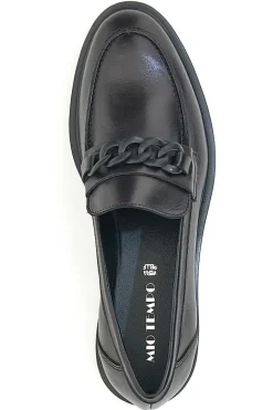 Mocassino Vera Pelle Nero Mio Tempo 243371