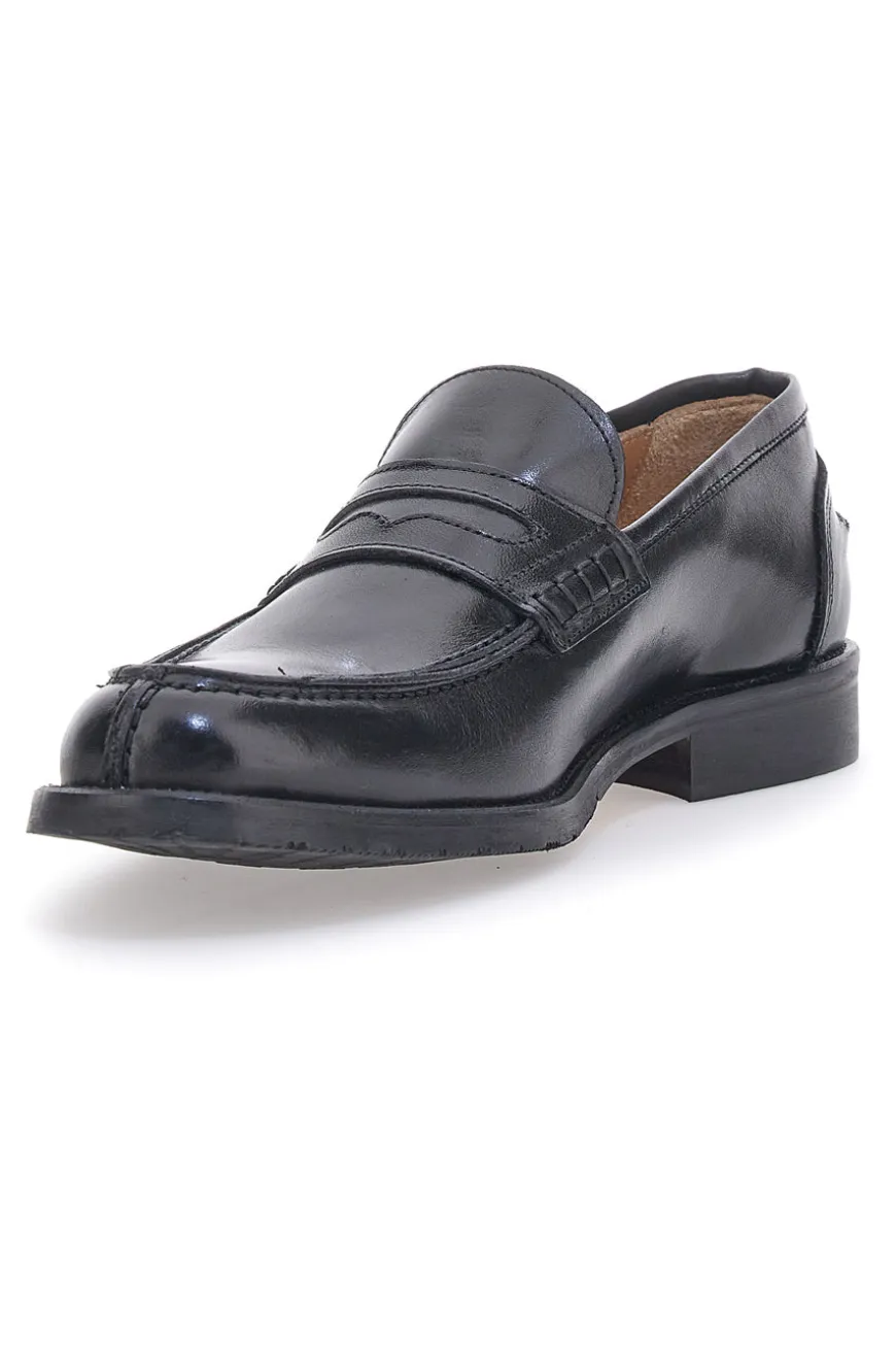 Mocassino Vera Pelle Nero Pittarello 3251
