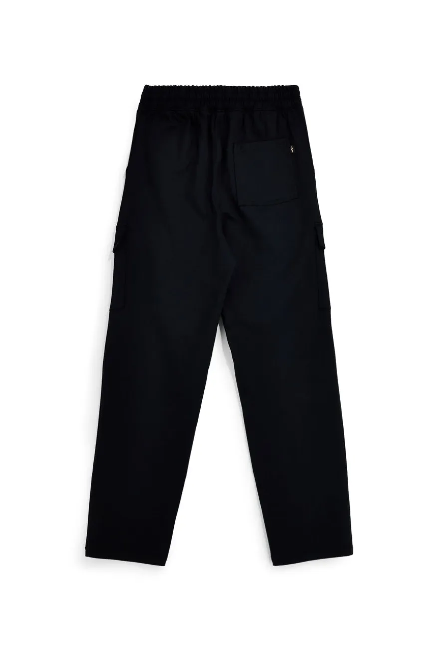 Pantalone Nero Cargo con Coulisse Skechers PT101
