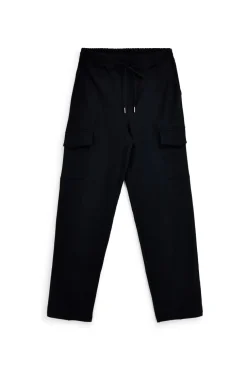 Pantalone Nero Cargo con Coulisse Skechers PT101