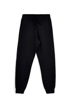 Pantalone Nero in Felpa con Coulisse e Polsini Skechers W03PT49