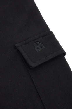 Pantaloni cargo neri con tasconi laterali Boardman 500