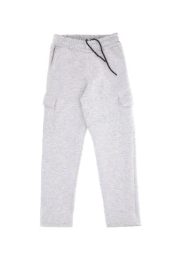 Pantaloni grigio chiaro cargo interno felpato Boardman 700