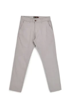 Pantaloni grigio chiaro in cotone No limits MAPW003S24