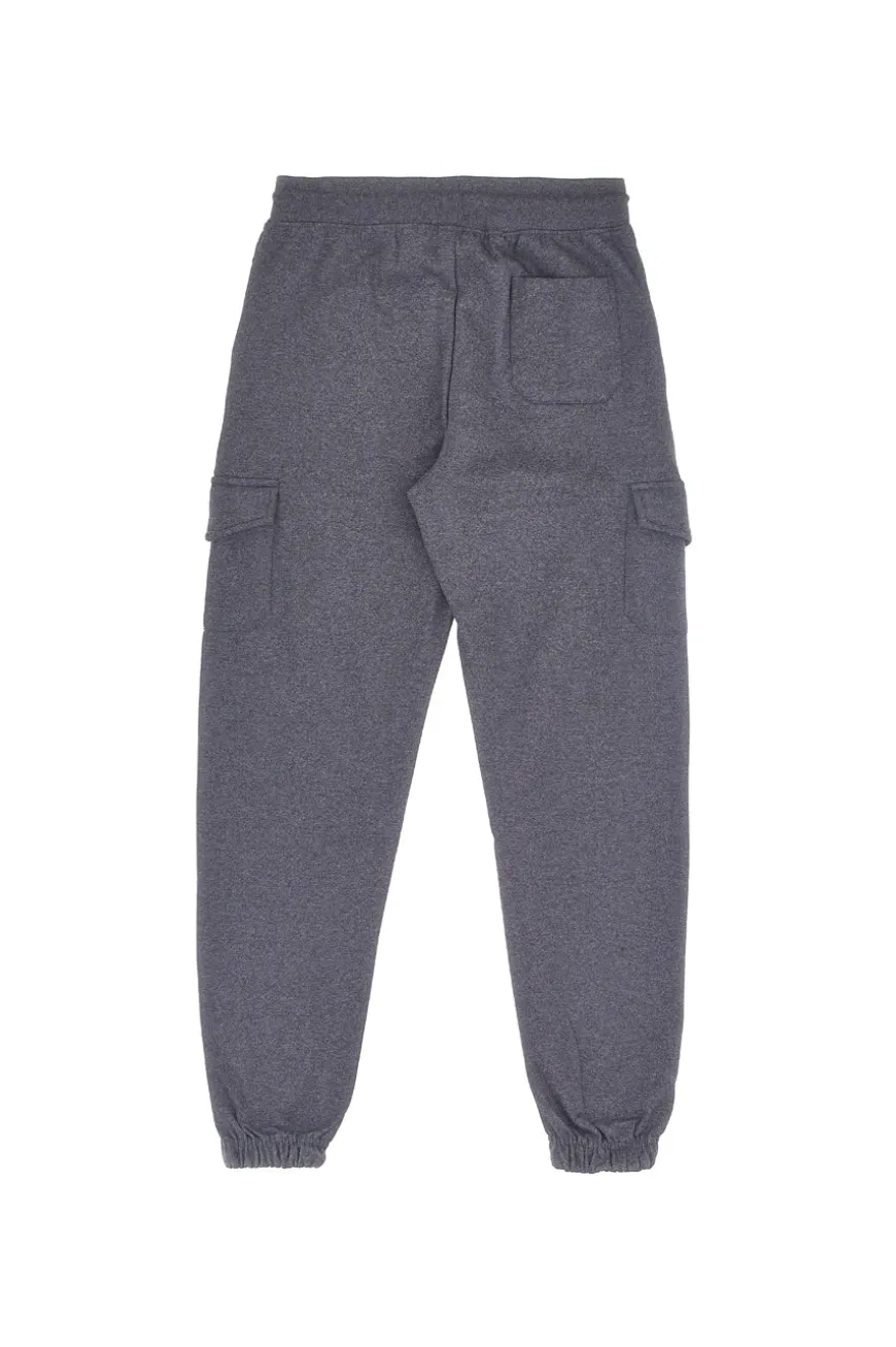Pantaloni grigio scuro cargo interno felpato Boardman NBY821