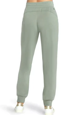 Pantaloni jogger verde salvia in tessuto skechweave elevate Skechers PT149