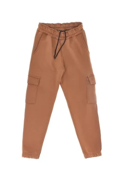 Pantaloni marroni cargo interno felpato Boardman 200